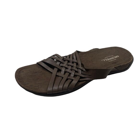 Merrell Women's Size 11 Brown Mahana Leather Sandals - Picture 1 of 5